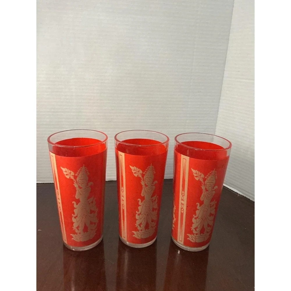 vintage 1960s Culver highball glasses in the 